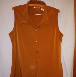 Burnt Orange Dress Tank Top